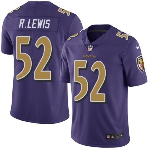 686188622186b_1 Ravens #52 Ray Lewis Purple Youth Stitched NFL Limited Rush Jersey