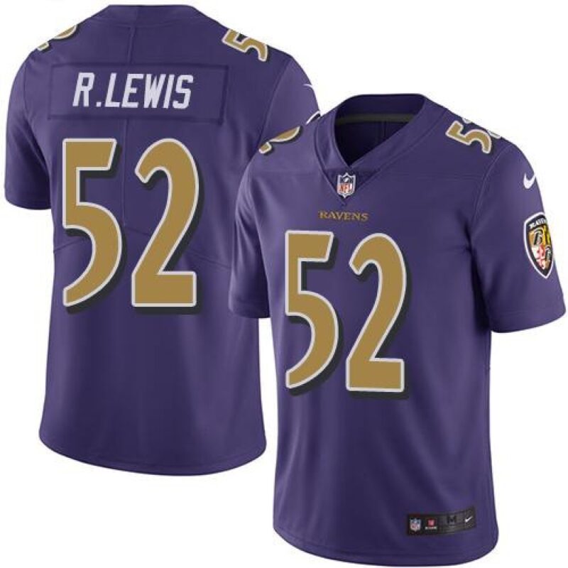 686188622186b_1 Ravens #52 Ray Lewis Purple Youth Stitched NFL Limited Rush Jersey