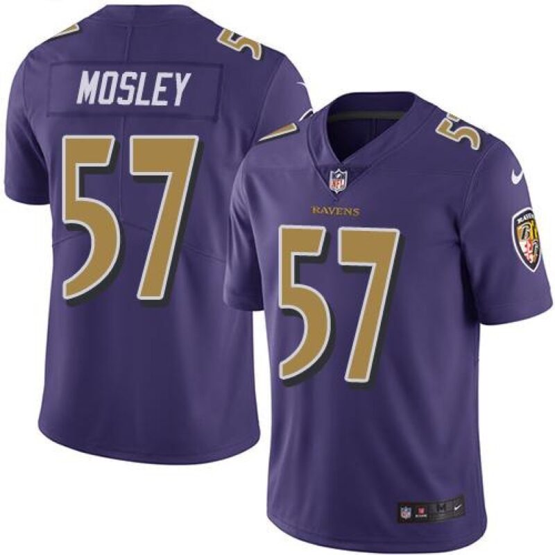 68618867977a5_1 Ravens #57 C.J. Mosley Purple Youth Stitched NFL Limited Rush Jersey