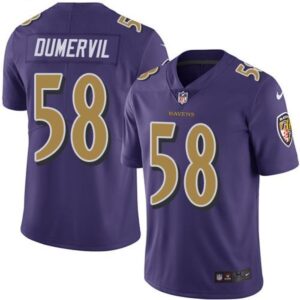 6861886a5d418_1 Ravens #58 Elvis Dumervil Purple Youth Stitched NFL Limited Rush Jersey