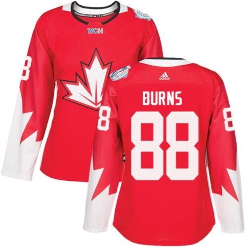 686188845ce1a_1 Team Canada #88 Brent Burns Red 2016 World Cup Women's Stitched NHL Jersey