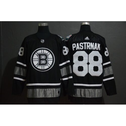 686188a16937c_1 Men's Boston Bruins #88 David Pastrnak Black 2019 NHL All-Star Game Jersey