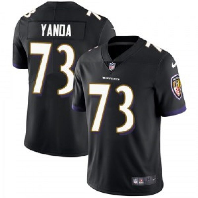 686188b3b6254_1 Youth Baltimore Ravens #73 Marshal Yanda Black Vapor Untouchable NFL Jersey