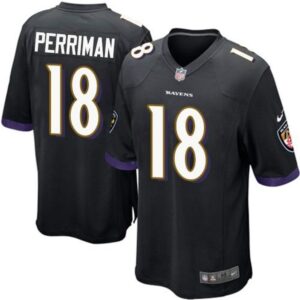 686188b6810a8_1 Ravens #18 Breshad Perriman Black Alternate Youth Stitched NFL New Elite Jersey