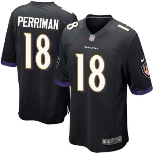 686188b6810a8_1 Ravens #18 Breshad Perriman Black Alternate Youth Stitched NFL New Elite Jersey