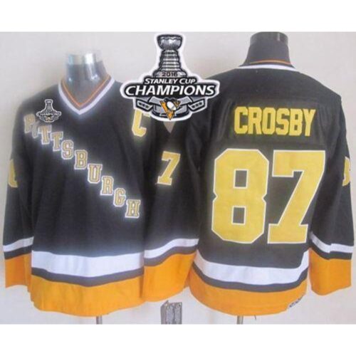 686188b800edb_1 Penguins #87 Sidney Crosby Black/Yellow CCM Throwback 2016 Stanley Cup Champions Stitched NHL Jersey
