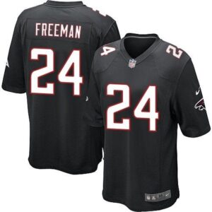 686188c438a4a_1 Falcons #24 Devonta Freeman Black Alternate Youth Stitched NFL Elite Jersey