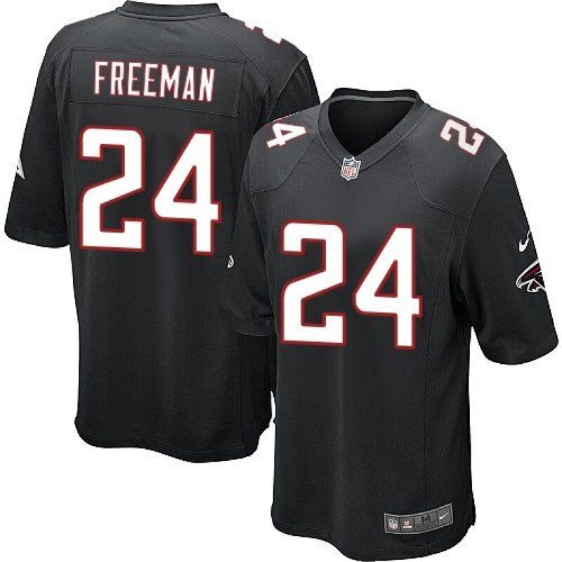 686188c438a4a_1 Falcons #24 Devonta Freeman Black Alternate Youth Stitched NFL Elite Jersey