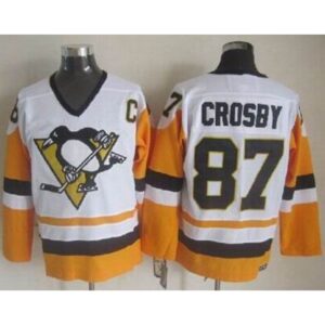 686188dda32cd_1 Penguins #87 Sidney Crosby White/Black CCM Throwback Stitched NHL Jersey