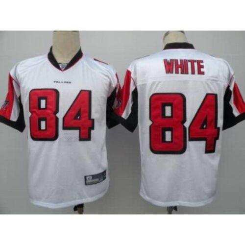 686189410521c_1 Falcons #84 Roddy White White Color Stitched Youth NFL Jersey