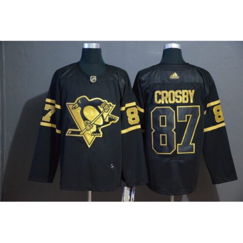 68618996b5be9_1 Men's Pittsburgh Penguins #87 Sidney Crosby Black Golden Stitched NHL Jersey