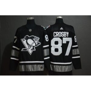 686189ab513b0_1 Men's Pittsburgh Penguins #87 Sidney Crosby Black 2019 NHL All-Star Game Jersey