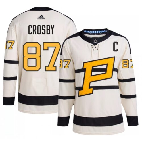 686189bfa181f_1 Men's Pittsburgh Penguins #87 Sidney Crosby Cream 2023 Winter Classic Stitched Jersey