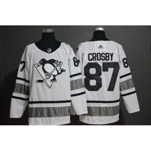 686189c56d09c_1 Men's Pittsburgh Penguins #87 Sidney Crosby White 2019 NHL All-Star Game Jersey