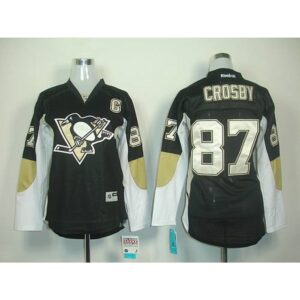 686189cdccd21_1 Penguins #87 Sidney Crosby Black Women's Home Stitched NHL Jersey