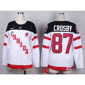 68618a1265acd_1 Olympic CA. #87 Sidney Crosby White 100th Anniversary Women's Stitched NHL Jersey