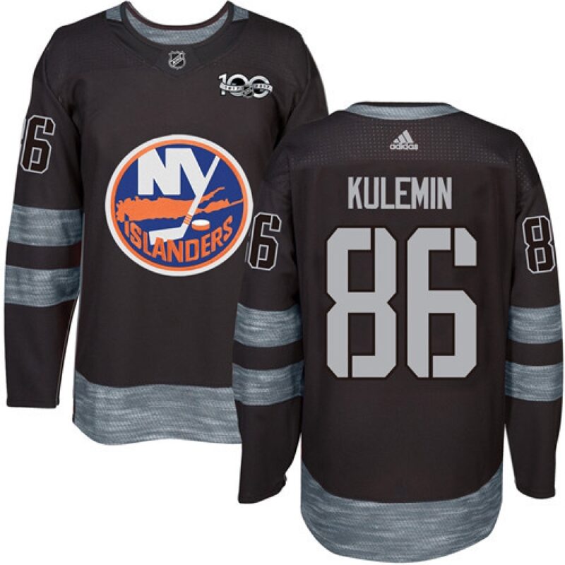 68618a179cff0_1 Islanders #86 Nikolay Kulemin Black 1917-2017 100th Anniversary Stitched NHL Jersey