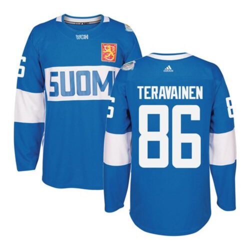 68618a1a75340_1 Team Finland #86 Teuvo Teravainen Blue 2016 World Cup Stitched NHL Jersey