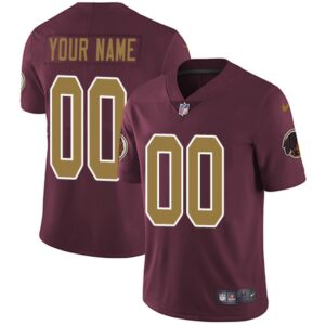 68618a2d20caa_1 Men's Washington Redskins Customized Burgundy Red Alternate Vapor Untouchable Limited Stitched NFL Jersey