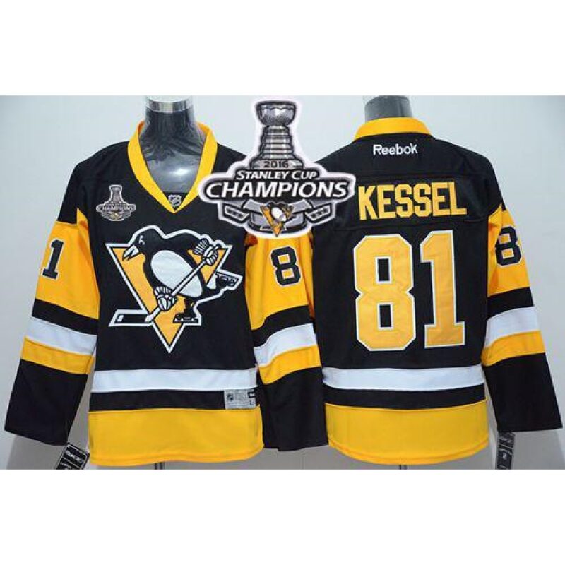 68618abeebb65_1 Penguins #81 Phil Kessel Black Alternate 2016 Stanley Cup Champions Stitched Youth NHL Jersey