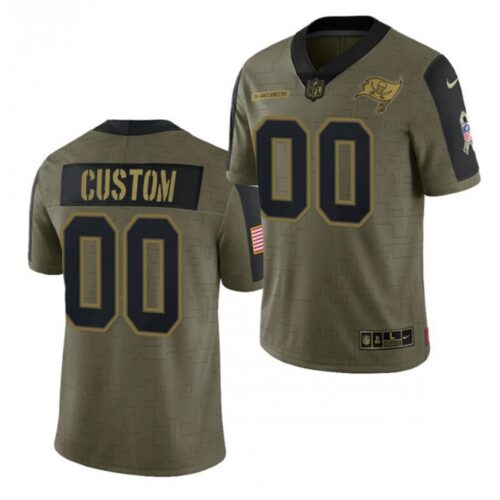 68618ad90bd67_1 Men's Tampa Bay Buccaneers ACTIVE PLAYER Custom 2021 Olive Salute To Service Limited Stitched Jersey