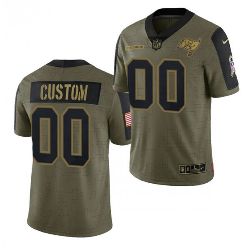 68618ad90bd67_1 Men's Tampa Bay Buccaneers ACTIVE PLAYER Custom 2021 Olive Salute To Service Limited Stitched Jersey