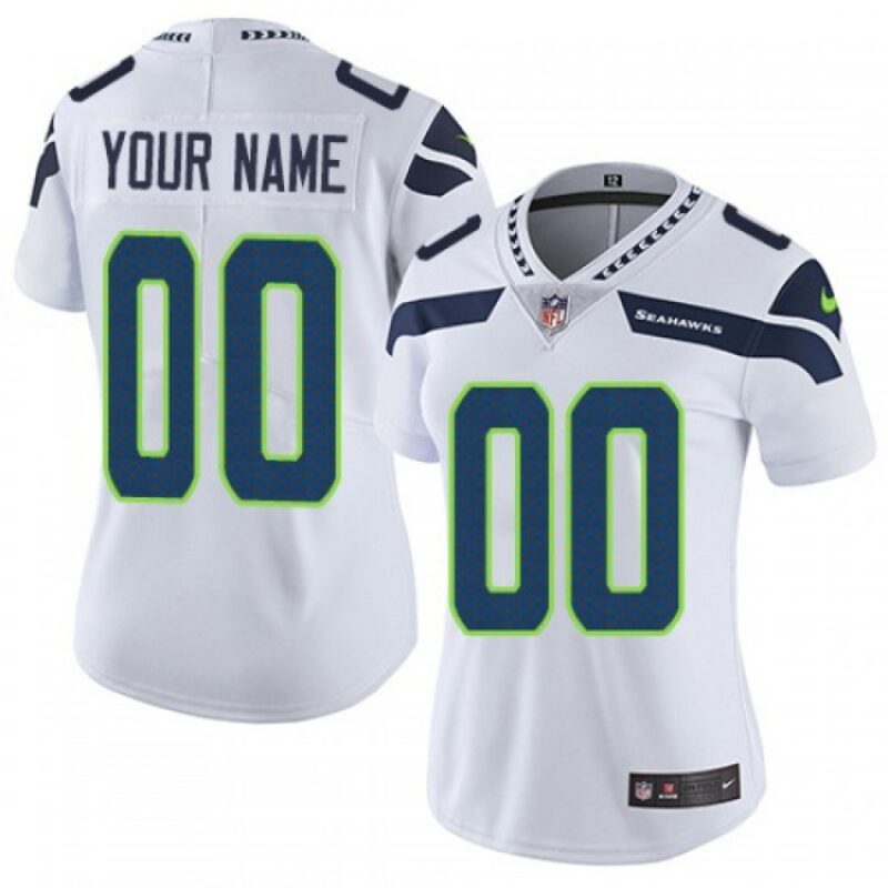 68618afdf26f4_1 Women's Seattle Seahawks Customized White Vapor Untouchable Limited Stitched NFL Jersey(Run Small)