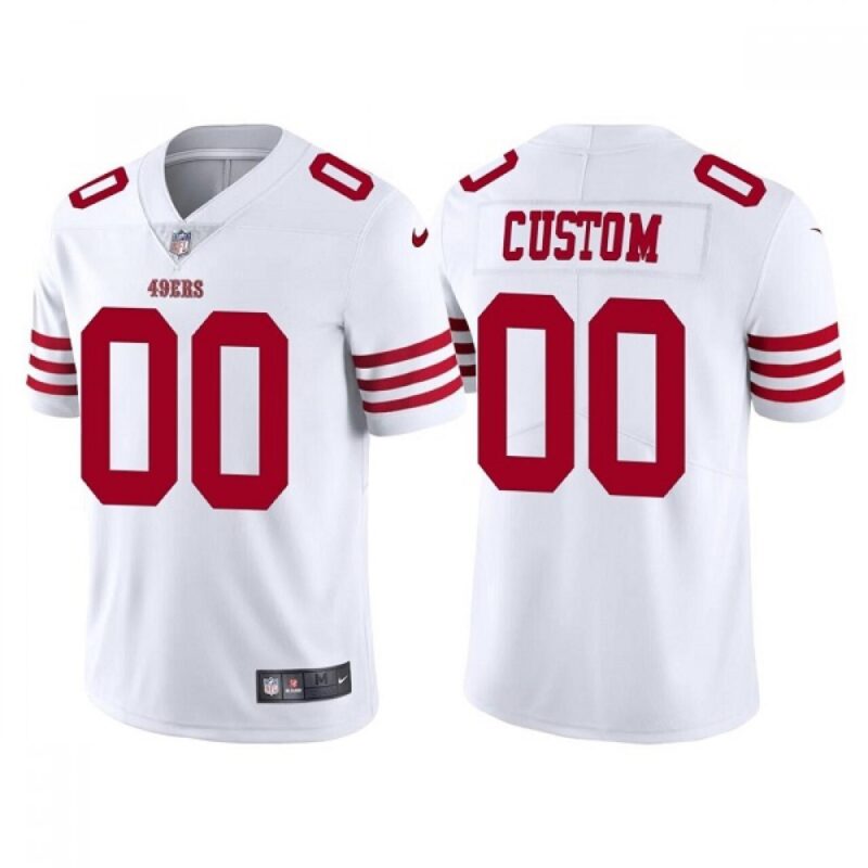 68618b17f4166_1 Men's San Francisco 49ers Active Player Custom 2022 New White Vapor Untouchable Stitched Football Jersey