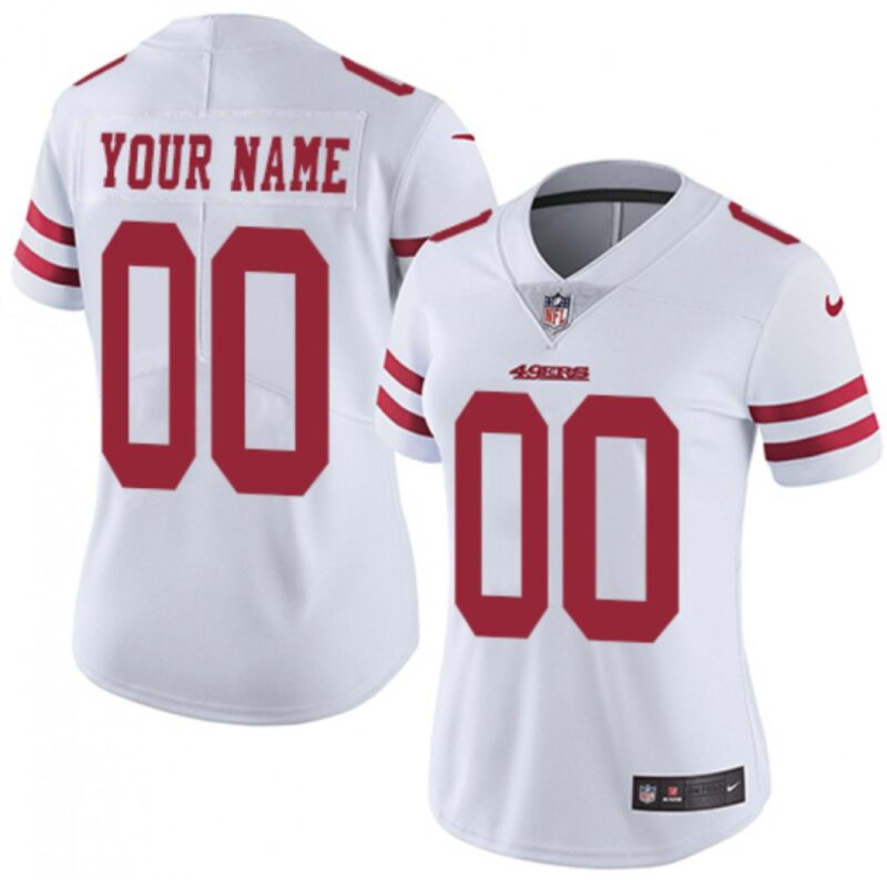 68618b2454e32_1 Women's San Francisco 49ers Customized White Vapor Untouchable Limited Stitched Jersey
