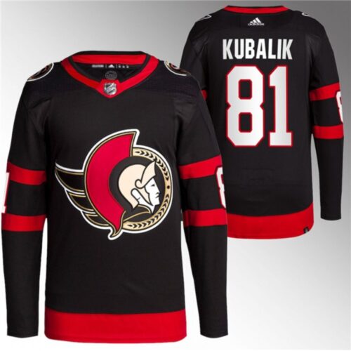 68618b4b210b1_1 Men's Ottawa Senators #81 Dominik Kubalik Black Premier Breakaway Stitched Jersey
