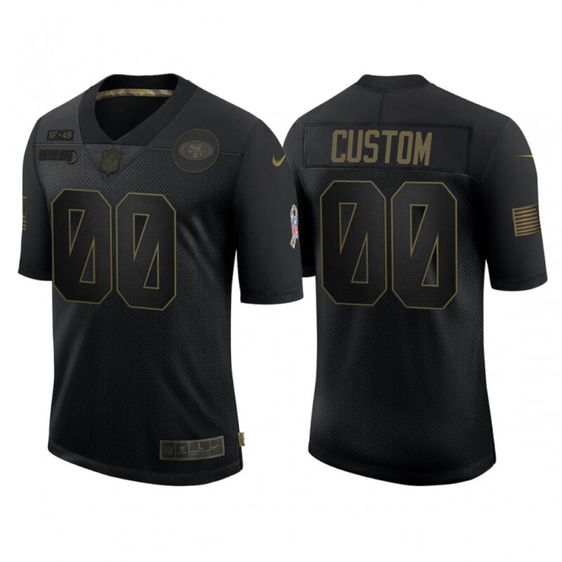 68618b5c92b39_1 Men's San Francisco 49ers ACTIVE PLAYER Custom 2020 Black Salute To Service Limited Stitched Jersey
