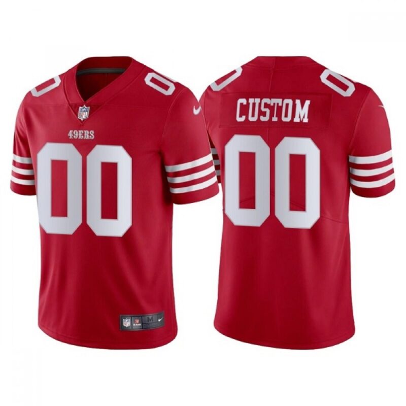 68618b9410d35_1 Men's San Francisco 49ers Active Player Custom 2022 New Scarlet Vapor Untouchable Stitched Football Jersey