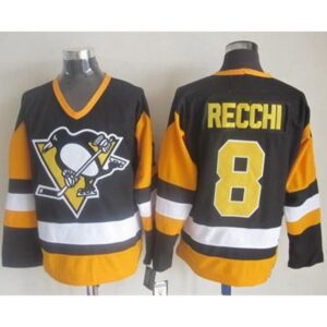 68618b994c4db_1 Penguins #8 Mark Recchi Black CCM Throwback Stitched NHL Jersey