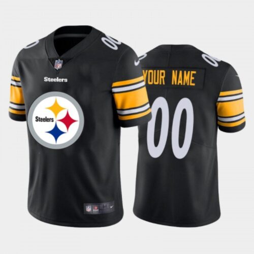 68618ba3827df_1 Men's Pittsburgh Steelers ACTIVE PLAYER Custom Black 2020 Team Big Logo Limited Stitched Jersey