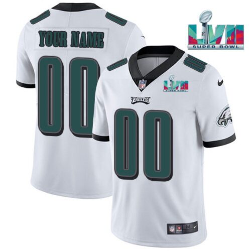 68618c23712fd_1 Men's Philadelphia Eagles Customized White Super Bowl LVII Patch Vapor Untouchable Limited Stitched Jersey