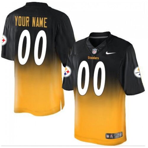 68618c38a0467_1 Pittsburgh Steelers Customized Black/Gold Men's Stitched Elite Fadeaway Fashion NFL Jersey