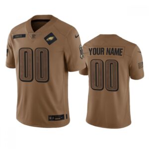 68618c648fff2_1 Men's Philadelphia Eagles Active Player Custom 2023 Brown Salute To Setvice Limited Stitched Football Jersey