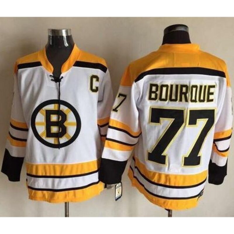68618c8b45b4f_1 CCM Throwback Bruins #77 Ray Bourque White Stitched NHL Jersey