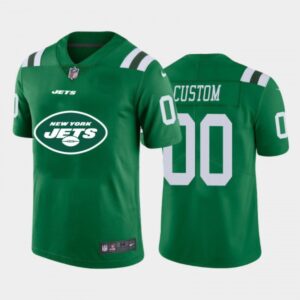 68618c8b49fa8_1 Men's New York Jets Customized Black 2020 Team Big Logo Stitched Limited Jersey