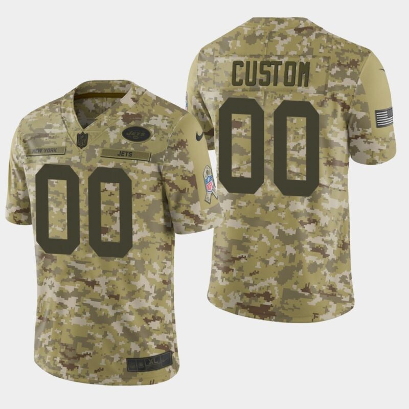 68618c9ba5918_1 Men's New York Jets Customized Camo Salute To Service NFL Stitched Limited Jersey