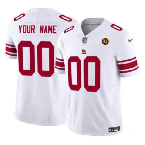 68618ca3594ba_1 Men's New York Giants Active Player Custom White 2023 F.U.S.E. With John Madden Patch Vapor Limited Stitched Football Jersey