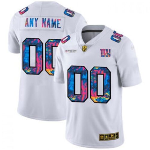 68618ca5caccb_1 Men's New York Giants Customized 2020 White Crucial Catch Limited Stitched Jersey