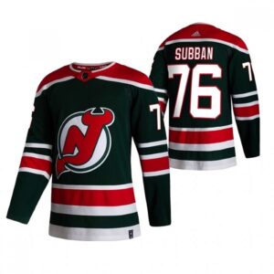 68618cafc34de_1 Men's New Jersey Devils #76 P.K. Subban Green Reverse Retro Stitched NHL Jersey