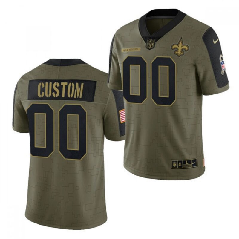 68618cb2c501b_1 Men's New Orleans Saints ACTIVE PLAYER Custom 2021 Olive Salute To Service Limited Stitched Jersey