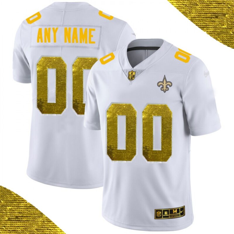 68618cca56889_1 Men's New Orleans Saints ACTIVE PLAYER White Custom Gold Fashion Edition Limited Stitched Jersey
