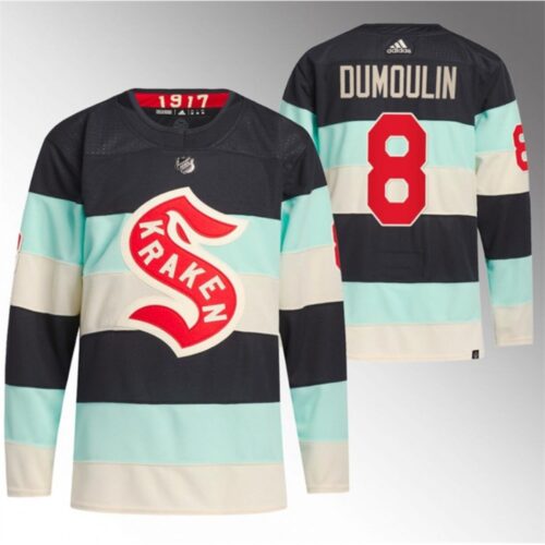 68618ce9e9669_1 Men's Seattle Kraken #8 Brian Dumoulin 2024 Deep Sea Blue Winter Classic Stitched Jersey