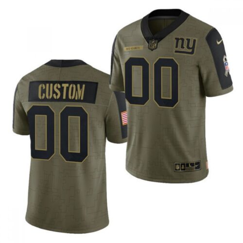 68618cefa8d6f_1 Men's New York Giants ACTIVE PLAYER Custom 2021 Olive Salute To Service Limited Stitched Jersey