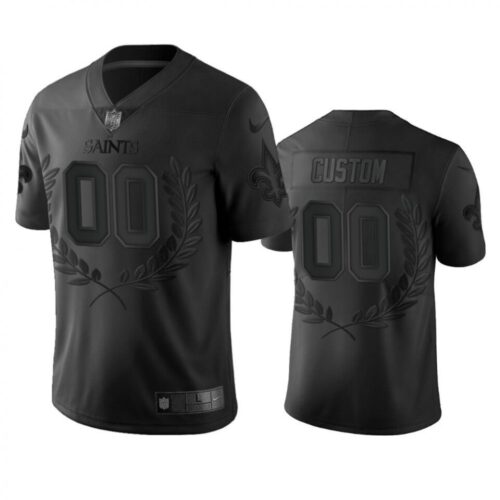 68618d2a5b891_1 Men's New Orleans Saints Customized Black MVP Stitched Limited Jersey