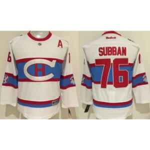 68618d2a8f435_1 Canadiens #76 P.K Subban White 2016 Winter Classic Stitched Youth NHL Jersey