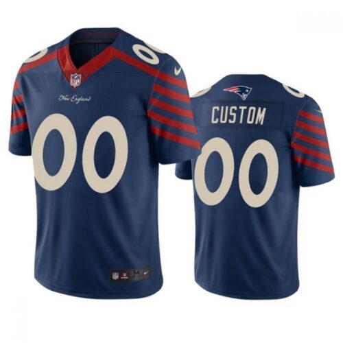 68618d7002cca_1 Men's New England Patriots Customized Navy City Edition Stitched Jersey